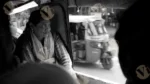 Woman Setting in a Auto Rickshaw - Log, colour and B&W - Image 2