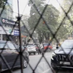Back View of Auto Rickshaw - Log, colour and B&W