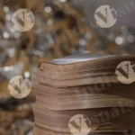 After Cutting Paper Plates - Log, colour and B&W