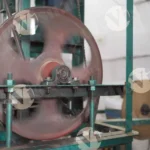 Machine in a Factory - Log, colour and B&W