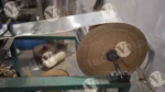 Paper Roll in a Machine - Log, colour and B&W