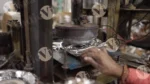 Machine Making Paper Plates - Log, colour and B&W