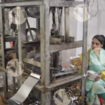 Machine Making Paper Plates - Log, colour and B&W