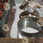 Cutting Paper Making Plates in a Factory - Log, colour and B&W