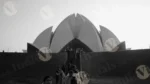 Lotus Temple - Log, colour and B&W - Image 2