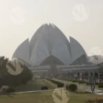 Lotus Temple - Log, colour and B&W