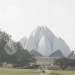 Lotus Temple - Log, colour and B&W