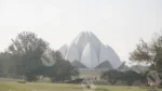 Lotus Temple - Log, colour and B&W