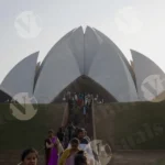 Lotus Temple - Log, colour and B&W