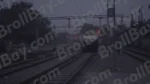 People Crossing Railway Track - Log, colour and B&W - Image 3