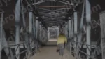 A Man Walking on Foot Overbridge - Log, colour and B&W - Image 3