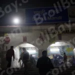 Sabji Mandi Railway Station - Log, colour and B&W