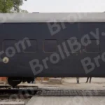 Side View of Running Train - Log, colour and B&W