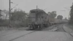 Train Running on a Track - Log, colour and B&W - Image 3