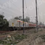 Train on Track - Log, colour and B&W