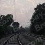 Railway Track - Log, colour and B&W