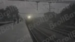 The Train is Arriving at the Railway Platform - Log, colour and B&W - Image 3