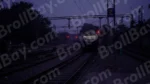 People Crossing Railway Track - Log, colour and B&W