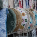 Selling pillow in a Local Market - Log, colour and B&W