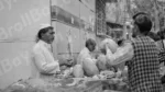 Man Buying Papaya - Log, colour and B&W - Image 2