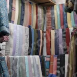 Selling Cloths in a Shop - Log, colour and B&W