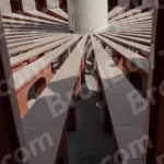 Jantar Mantar Inside View - Log, colour and B&W