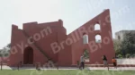 Inside Jantar Mantar - Log, colour and B&W