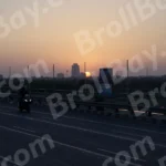 Evening Seen Sunset - Log, colour and B&W