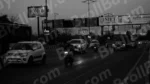 Vehicles are Running on Road in the Evening - Log, colour and B&W - Image 2