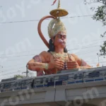 Karol Bagh Hanuman Ji Statue - Log, colour and B&W