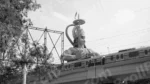 Hanuman Statue in Karol Bagh and Metro is Running - Log, colour and B&W - Image 2