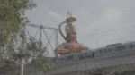 Hanuman Statue in Karol Bagh and Metro is Running - Log, colour and B&W - Image 3