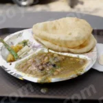 Chhole Bhature - Log, colour and B&W
