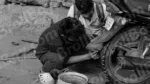 Repairing Tyre Puncher - Log, colour and B&W - Image 2