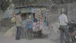 Small traditional grocery Stall - Log, colour and B&W - Image 3