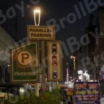 Parking Sign Board - Log, colour and B&W