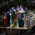 Selling Water Bottle - Log, colour and B&W