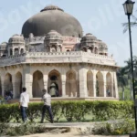 Monument in Lodhi Garden - Log, colour and B&W
