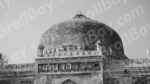 Close View of Monument Upper Part - Log, colour and B&W - Image 2