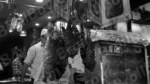 Hanging Fish in a Stall - Log, colour and B&W - Image 2