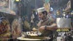 Man Serving Biryani in a Plate - Log, colour and B&W
