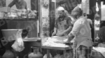 Making Naan - Log, colour and B&W - Image 2