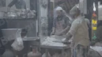Making Naan - Log, colour and B&W - Image 3