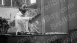 Man Making Kebab Seek - Log, colour and B&W - Image 2