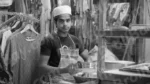 Boy sifting the flour in a Stall - Log, colour and B&W - Image 2