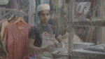 Boy sifting the flour in a Stall - Log, colour and B&W - Image 3