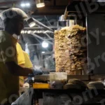 Man Making Chaap - Log, colour and B&W