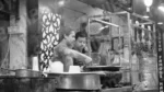 Muslim Restaurant - Log, colour and B&W - Image 2