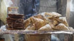 Samosa in a Shop - Log, colour and B&W