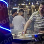 Making Egg Roll - Log, colour and B&W